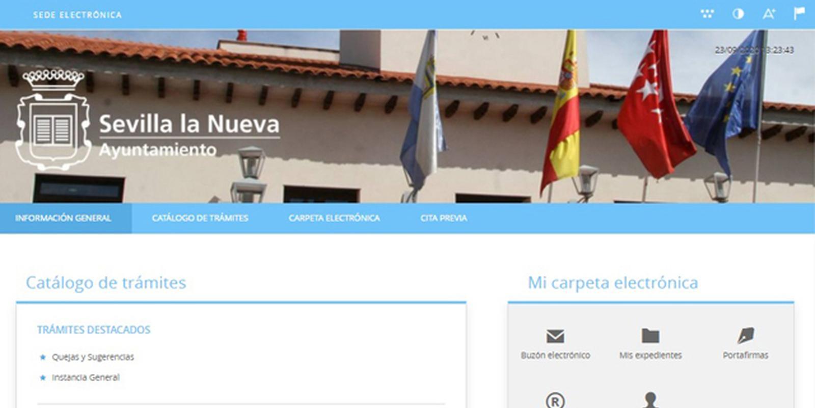 Los vecinos de Sevilla la Nueva podrán expedir volantes y certificados de empadronamiento de forma online