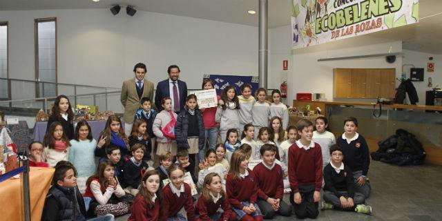El colegio Los Olivos gana el I Concurso de Belenes de las Ecoescuelas de Las Rozas