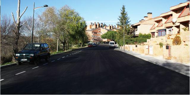 Galapagar renueva la calle Molino de la Navata