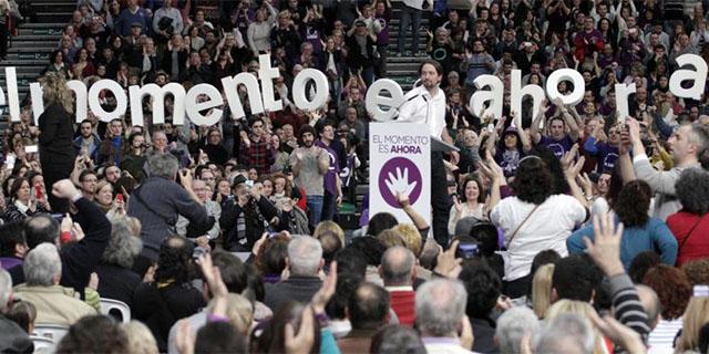 Podemos coge fuerza y "toma" las calles de Madrid en la 'Marcha del Cambio'