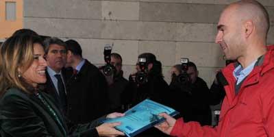 Primer acto de Ana Botella como alcaldesa de la ciudad de Madrid