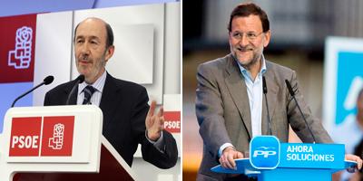 Rubalcaba y Rajoy realizarán un debate conjunto a principios del próximo mes