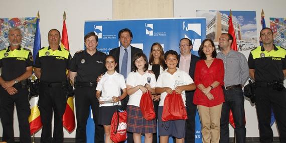 Las Rozas premia a los ganadores del Curso de Educación Vial Escolar