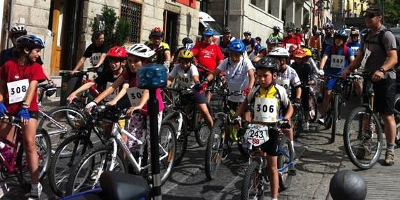 Ayer se celebró el Día de la Bicicleta en San Lorenzo de El Escorial