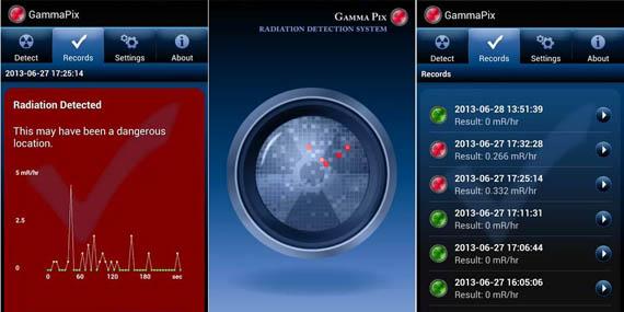 La cámara del móvil podrá captar la radiación Gamma