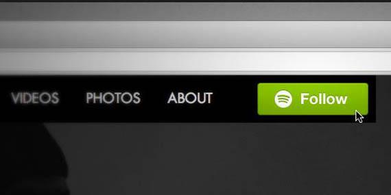 Spotify integra el botón ‘Follow’