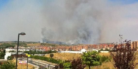 Nivel 1 de alerta en Madrid al declararse un incendio en Campo Real