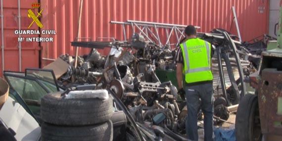 Cae una red dedicada al robo y despiece de coches de alta y media gama