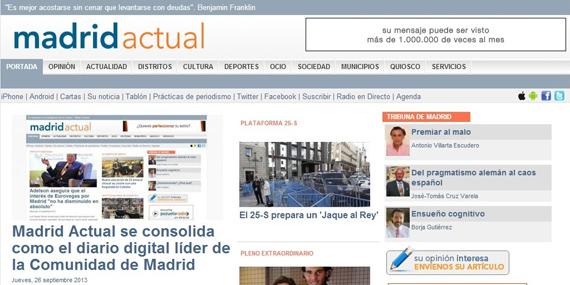Madrid Actual se consolida como el diario digital líder de la Comunidad de Madrid