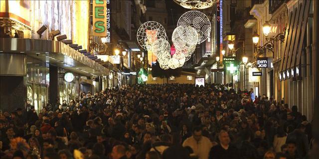 Los comerciantes madrileños esperan aumentar sus ventas hasta un 5% esta Navidad