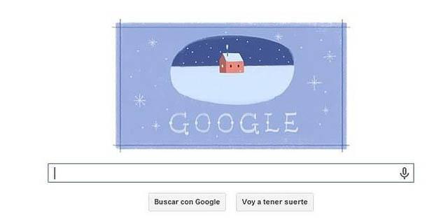 Google felicita las fiestas con un nuevo doodle navideño