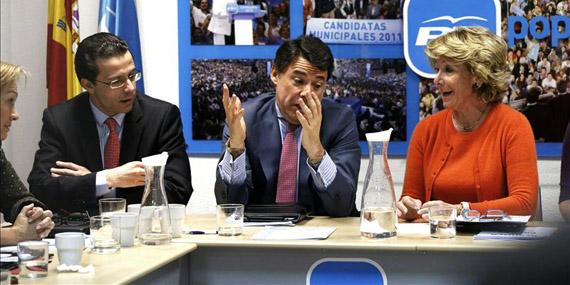 Esperanza Aguirre abre a la prensa los Comités del Partido Popular de Madrid