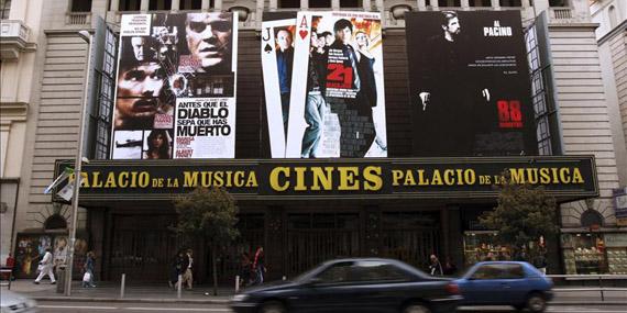 El Palacio de la Música, vacío y abandonado