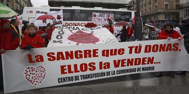 Se mantiene el encierro sindical en el Centro de Transfusión