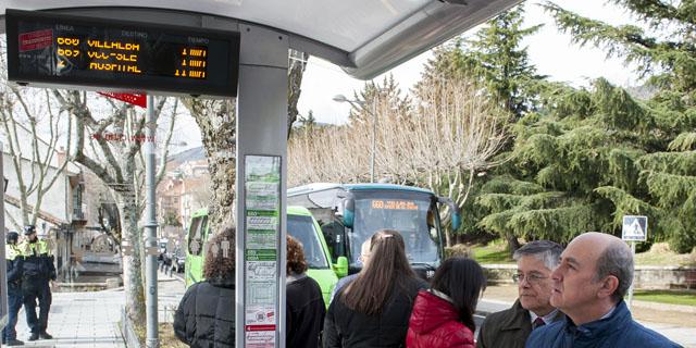 La Comunidad instala nuevos paneles informativos en autobuses interurbanos