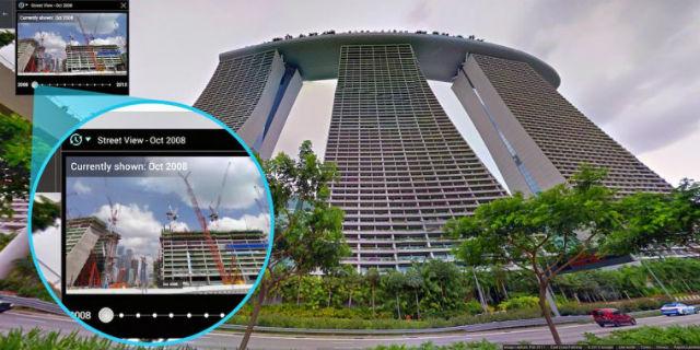 Imágenes del pasado a través de Google Maps