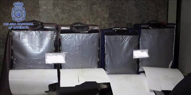 Incautados en Barajas 11 kilos de cocaína gris procedente de Río de Janeiro con destino a Ibiza