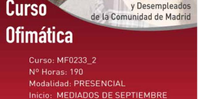 Curso gratuito de ofimática en Sevilla la Nueva