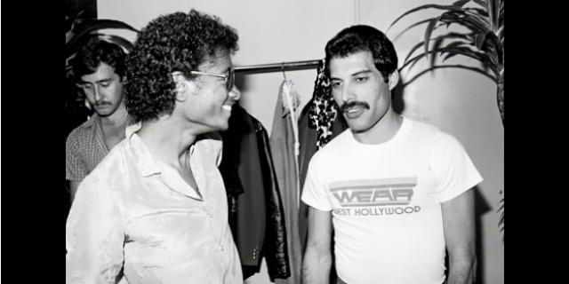 Freddie Mercury y Michael Jackson, por fin juntos