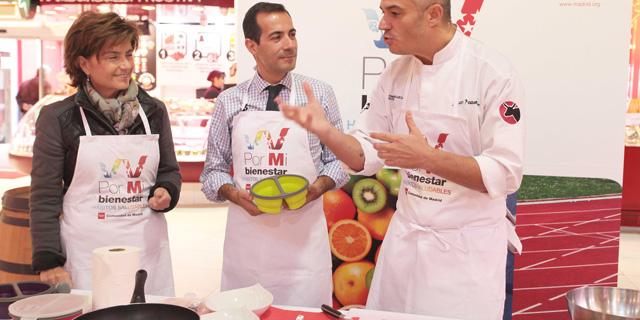 Los funcionarios de Madrid aprenden a prepararse tarteras saludables
