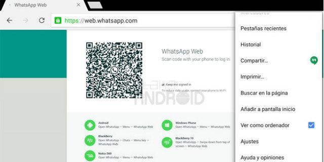 Llega WhatsApp Web, la nueva aplicación para el navegador Chrome