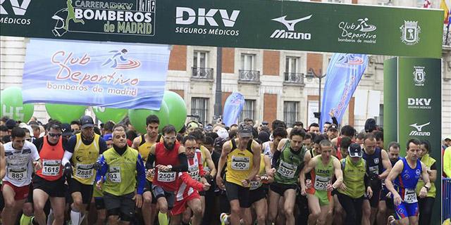 Más de 4.000 personas corren en Madrid por los bomberos caídos en servicio 