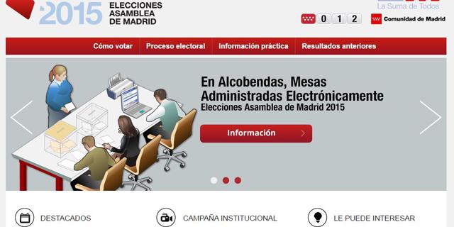 Toda la información sobre las elecciones del 24-M en Madrid en una página web