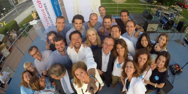 Cifuentes y Alonso arropan a Fernández Rubio en Las Rozas 