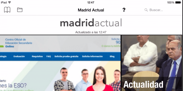 Las noticias en su móvil con la nueva app de Madrid Actual