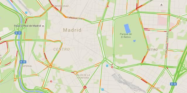 Google Maps se actualiza con datos de tráfico