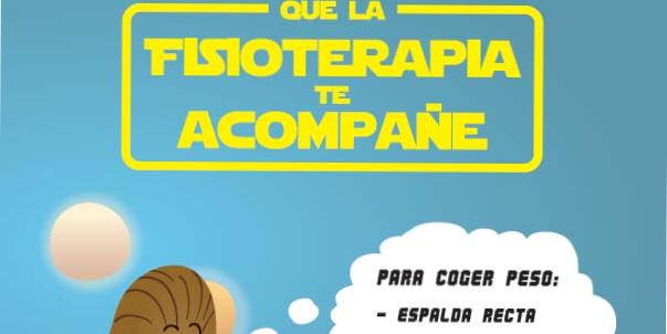 La fuerza de Star Wars acompaña a los fisioterapeutas madrileños