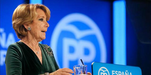 Aguirre afirma que Fundescam no financió campañas del PP de Madrid