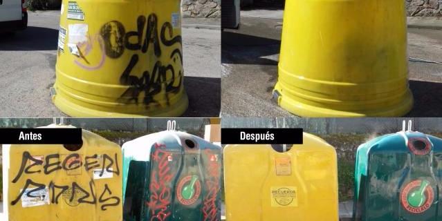 Redada antigrafitis en Galapagar