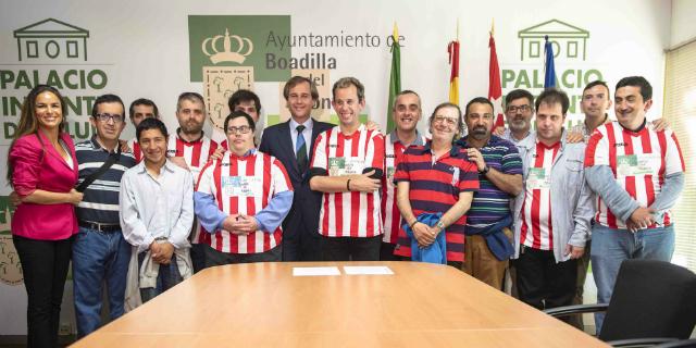 El equipo fútbol de Boadilla con personas con discapacidad ascienda a Primera