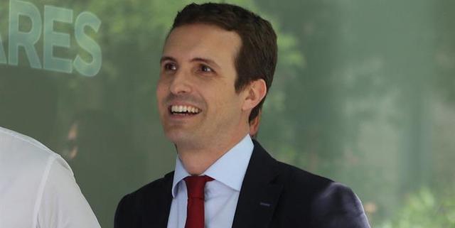 Pablo Casado afirma que hay "presiones" para votar en las primarias del PP
