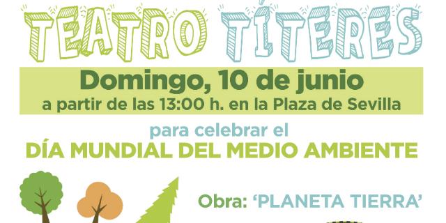Teatro de títeres en Sevilla La Nueva para celebrar el Día Mundial del Medioambiente