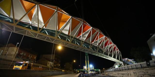 Una nueva pasarela sobre la A-6 comunicará la estación de Las Rozas con la plaza de Madrid