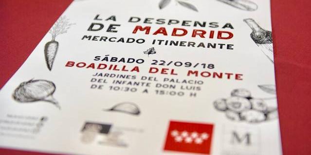 La Despensa de Madrid llega a Boadilla el próximo 22 de septiembre