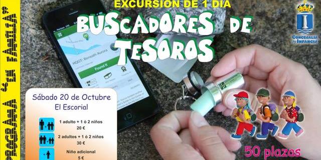 Búsqueda de Tesoros 'Geocaching': Nueva excursión para las familias de Humanes de Madrid