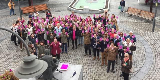 Majadahonda 'da la cara' por el cáncer”