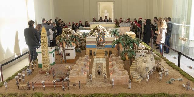 Inaugurado en el palacio del Infante D. Luis el gran Belén de Boadilla