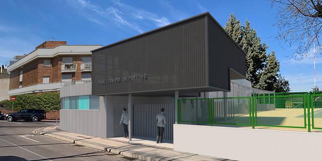 Majadahonda remodelará el pabellón deportivo del Colegio Antonio Machado 