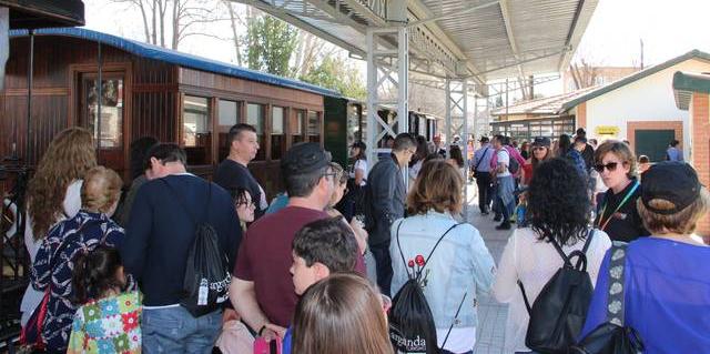 Unas 850 personas participaron en una nueva edición de la jornada de puertas abiertas del Tren de Arganda