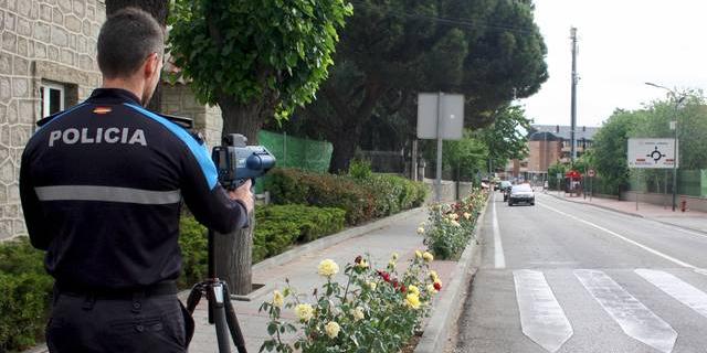 La Policía Local de Galapagar se adhiere a la campaña de control de velocidad de la DGT