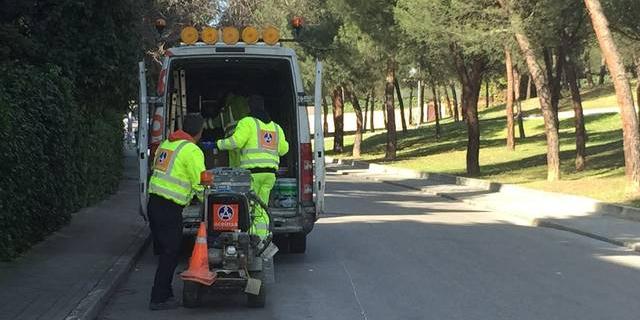 Actuaciones de asfaltado en diversos puntos de Majadahonda