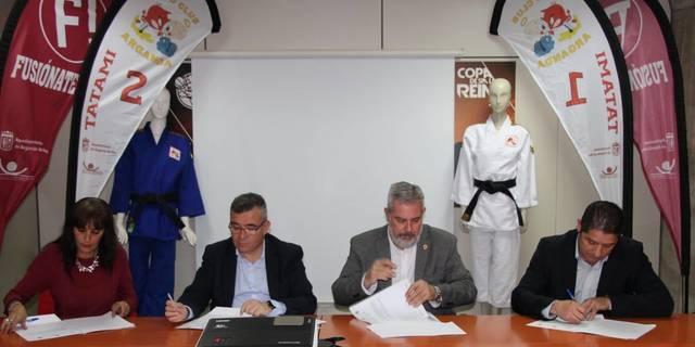 Arganda del Rey firma un convenio de colaboración con la Federación Madrileña de Judo