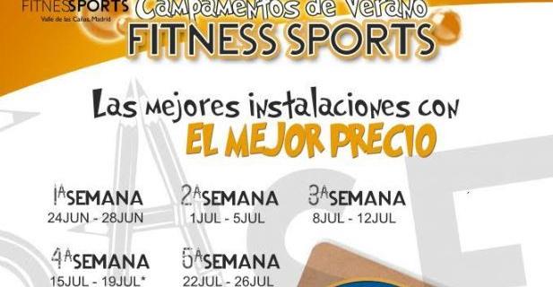 Campamentos de Verano en el Club Fitness Sports Valle de las Cañas