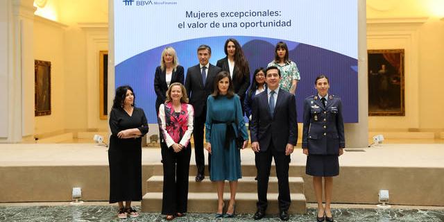 La madrileña Débora Gómez participó en un debate presidido por S.M. la Reina sobre mujeres que rompen barreras