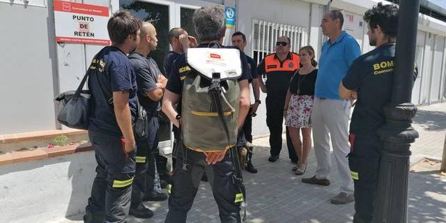 Vuelve el servicio de prevención de Bomberos al retén de Sevilla la Nueva
