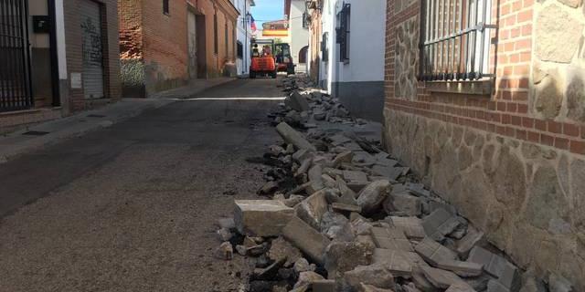 Sevilla la Nueva inicia los trabajos de remodelación y mejora del casco urbano